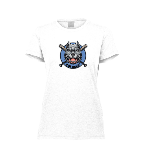 [FTSCUBWH-FAXS-LOGO1] Decker Women's Tri-Blend T-Shirt - Short Sleeve (Female Adult XS, White, Logo 1)