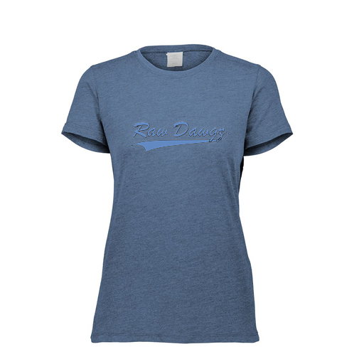 [FTSCUBNV-FAXS-LOGO3] Decker Women's Tri-Blend T-Shirt - Short Sleeve (Female Adult XS, Navy, Logo 3)
