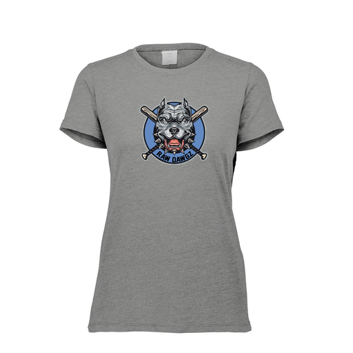 [FTSCUBGY-FAXS-LOGO1] Decker Women's Tri-Blend T-Shirt - Short Sleeve (Female Adult XS, Gray, Logo 1)