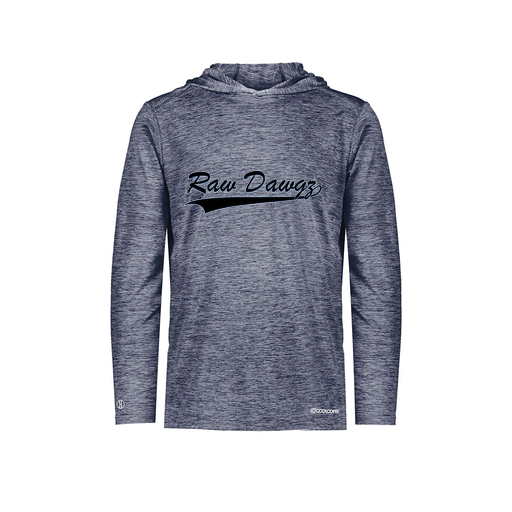 [FOLHCGNV-AS-LOGO2] Decker Men's Charge Hoodie (Adult S, Navy, Logo 2)