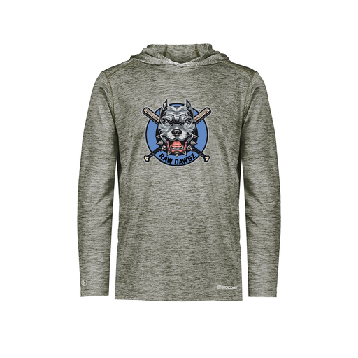 [FOLHCGGY-AS-LOGO1] Decker Men's Charge Hoodie (Adult S, Gray, Logo 1)