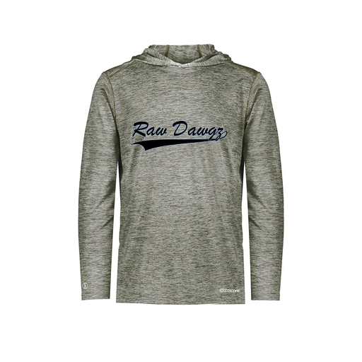 [FOLHCGGY-AS-LOGO2] Decker Men's Charge Hoodie (Adult S, Gray, Logo 2)