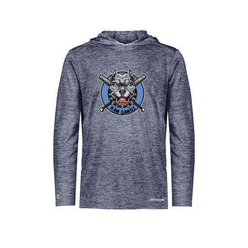 [FOLHCGNV-YS-LOGO1] Decker Youth Charge Hoodie (Youth S, Navy, Logo 1)